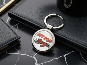 Coach Acrylic Keychain Steel Force